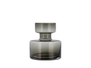 Vase Tubular 20 cm Smoke Glass