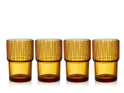 Café glass Kusintha 38 cl 4 pcs Amber