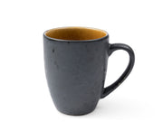Mug 30cl black/amber BITZ
