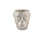 Flowerpot Calbe Gorilla D22x22 Grey Cement