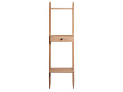 Wall shelf Ebern 47x170 cm White washed Solid oak