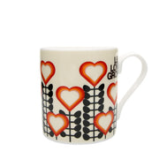 Keith Brymer Jones Frances Collett Mug 275ml - Let Love Grow - Cream