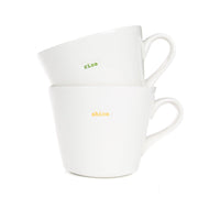 Keith Brymer Jones Mug Pair rise and shine | Hype Design London