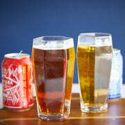 Root 7 Geo Glass Clear Highball 2 pack | Hype Design London