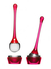 Sagaform Tea tea strainer with holder pink | Hype Design London
