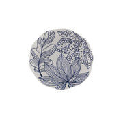 Blue Salad Plate Cm 20 Leaves