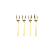 Cake fork 14.4 cm 4 pcs Brass