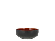 Poke/ramen bowl 18 cm Black/Amber Stoneware