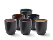 Espresso cups black ass 9 cl 6 pcs
