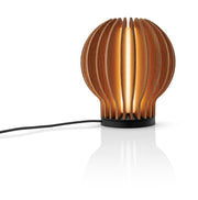 Radiant round LED lamp, Oak