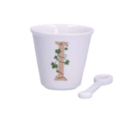 UNICO CUP 'I' W/O HANDLE W/SPOON 75 ccGB