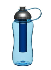 Fresh bottle with ice piston  blue