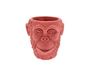 Flowerpot Calbe Gorilla D19x19 Red Brown Cement
