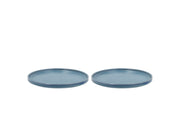 Lunch plate Fjord 20.5 cm 2 pcs Blue Porcelain