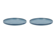 Dinner plate Fjord 26.5 cm 2 pcs Blue Porcelain
