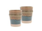 Mug Evig 0.35 liter 2 pcs Blue/Brown Porcelain