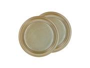 Lunch plate Evig 20 cm 2 pcs Brown Porcelain