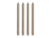Crowntop candle Aia 30 cm 4 pcs Taupe Stearin