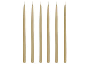 Taper candle Altri 30 cm 6 pcs Sand Paraffin