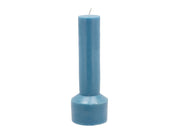 Pillar candle Styles D7 x 20 cm Blue Paraffin/Stearin