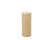 Pillar candle Trae D6 x 14 cm Camel 100% Stearin