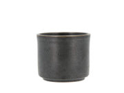 Flowerpot Leer 13 x 11 cm Black metallic Stoneware
