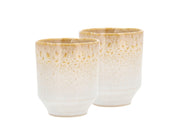 Mug Allure 0.18 liter 2 pcs Cream/Sand Stoneware