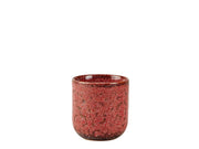 Fragrance candle D7 x 8 cm Dark rose Ceramic