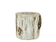 Flowerpot Knast Cement Offwhite D16 H15