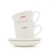 Keith Brymer Jones Espresso Cup & Saucer Pair - Love Love | Hype Design London