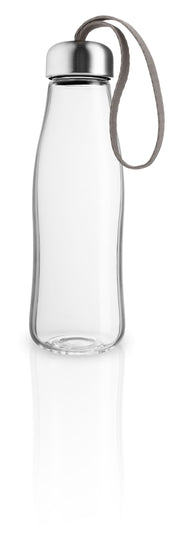 Glass-drinking-bottle-500ml-Taupe