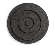 Circles-Round-Trivet-Black-Cork