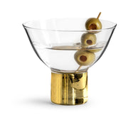 Sagaform - Club cocktail/dessert glass gold, 2-pack | Hype Design London