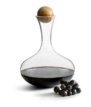 Sagaform Wine Carafe With Oval Oak Stopper