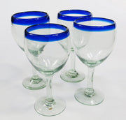 Mexican Wine Glass, Hand made in Mexico ( x4 Wine Glass ) | Hype Design London