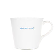 Keith Brymer Jones Large Bucket Mug good morning! (blue) | Hype Design London