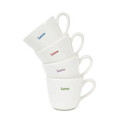 Keith Brymer Jones Espresso Cup Set, Set of 4 - Love | Hype Design London