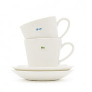 Keith Brymer Jones Espresso Cup & Saucer Pair - Mr Mrs | Hype Design London