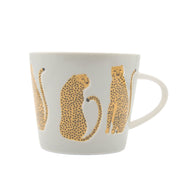Scion Living Mug 350ml - Lionel Leopard - Grey | Hype Design London