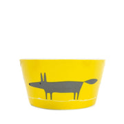 Scion Living Bowl Mr Fox - Yellow & Charcoal | Hype Design London