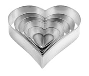 Tescoma Heart Shaped Cookie Cutters Delicia 6pcs | Hype Design London